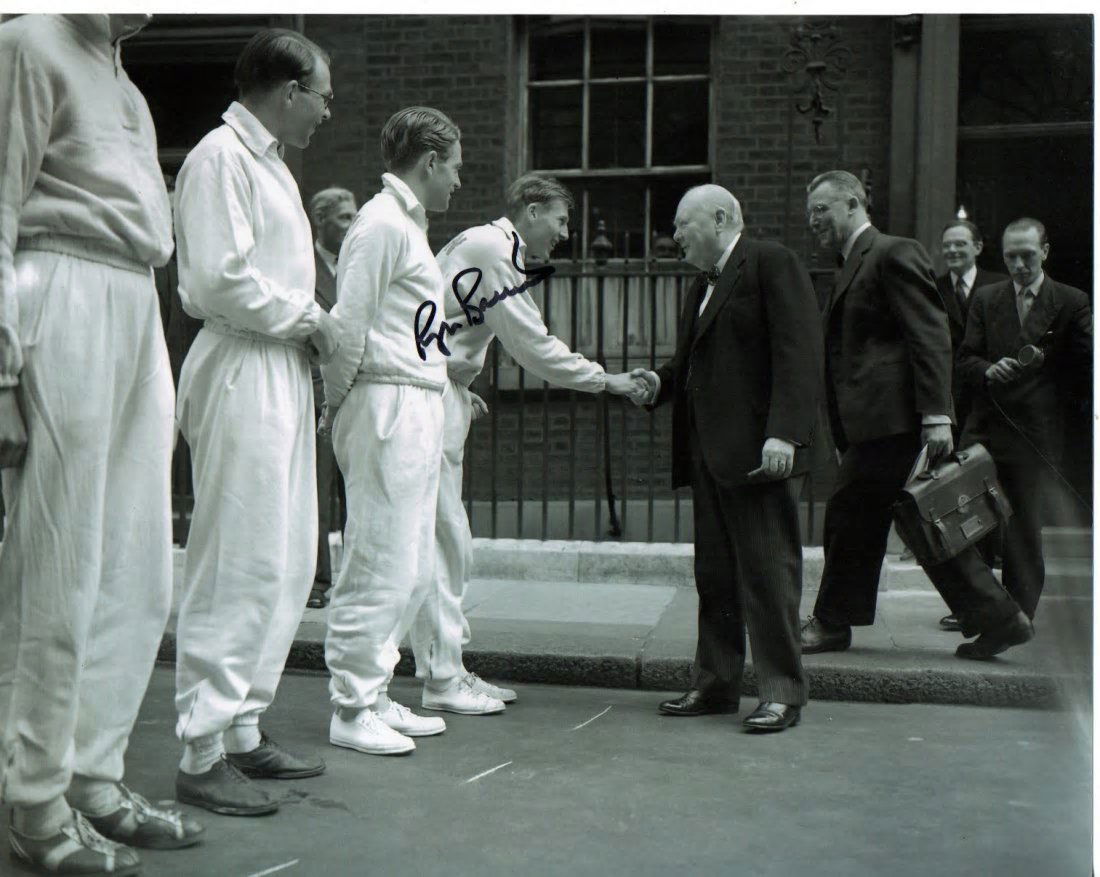 BANNISTER MEETS CHRUCHILL. (1 of 1)