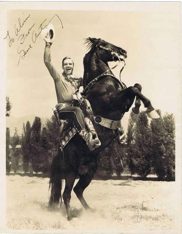 GENE AUTRY SIGNED. (1 of 1)