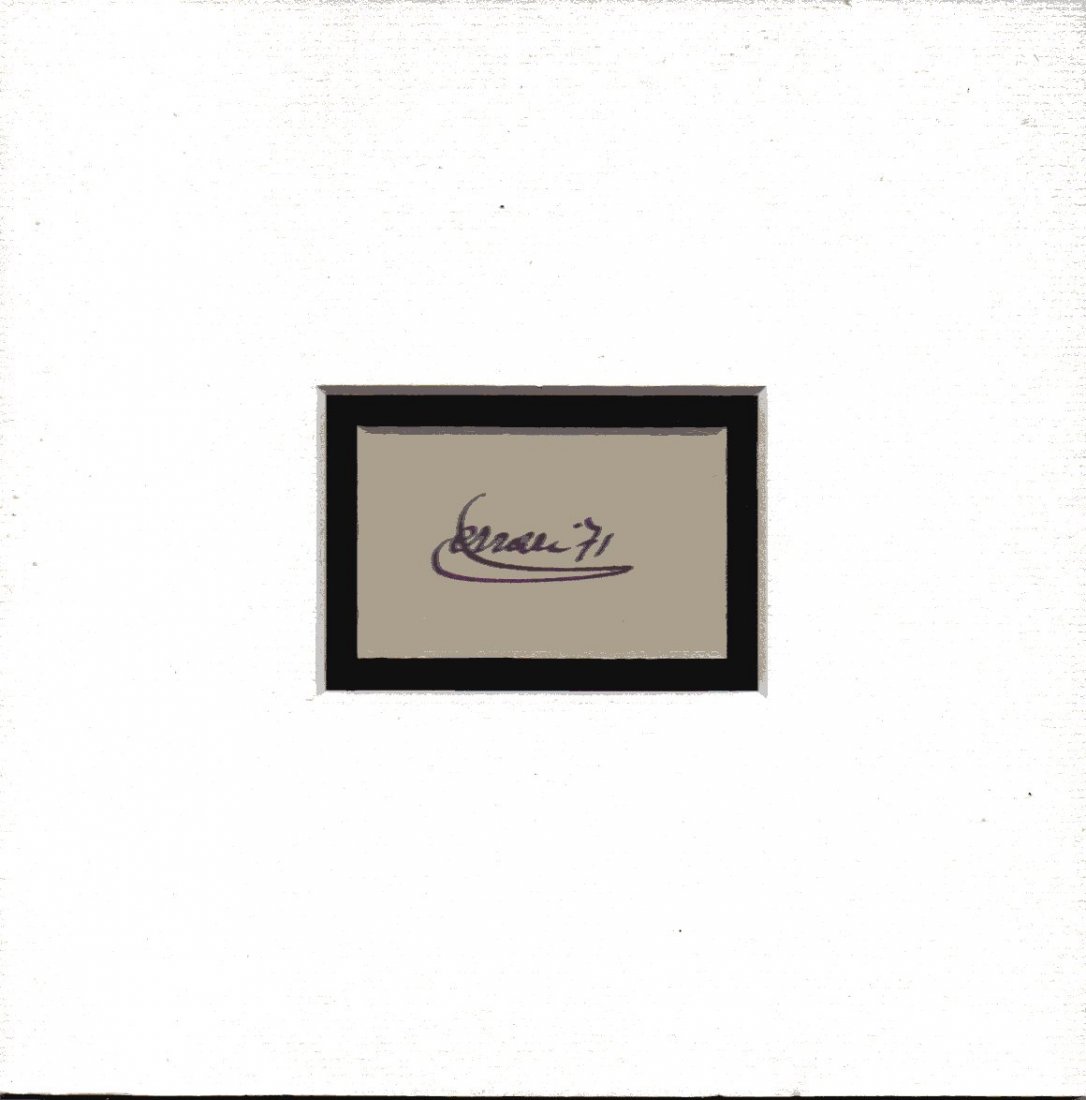 ENZO FERRARI SIGNED. (1 of 1)