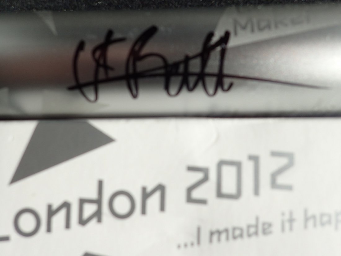 Usain Bolt Signed London 2012 Olympics Relay Baton. (1 of 2)
