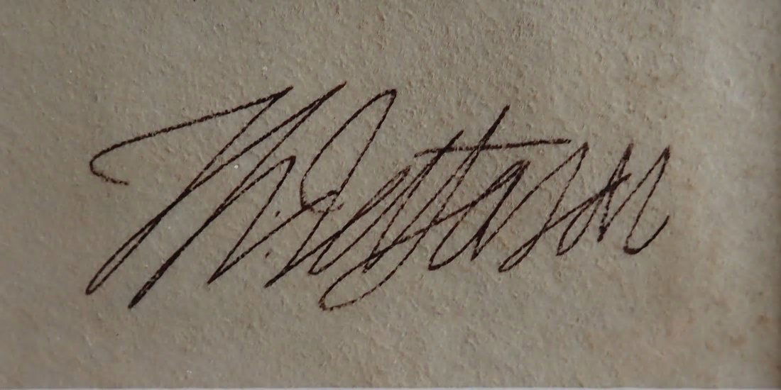 Thomas Jefferson Declaration of Independence signature. (1 of 1)