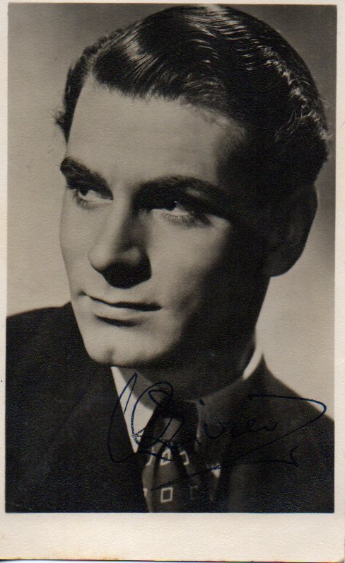 LAURENCE OLIVER SIGNED. (1 of 1)