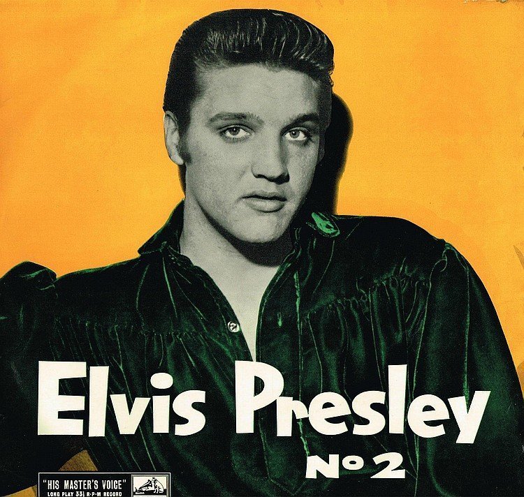 ELVIS PRESLEY ORIGINAL 1957 ROCK N ROLL PART 2 UK VINYL: ELVIS PRESLEY Rock 'n' Roll No. 2 (Incredibly rare 1957 UK original 12-track LP on the maroon & gold HMV label). Fully laminated scalloped flipback picture sleeve. CLP1105. 1. Rip It Up 2. Love Me 3. 