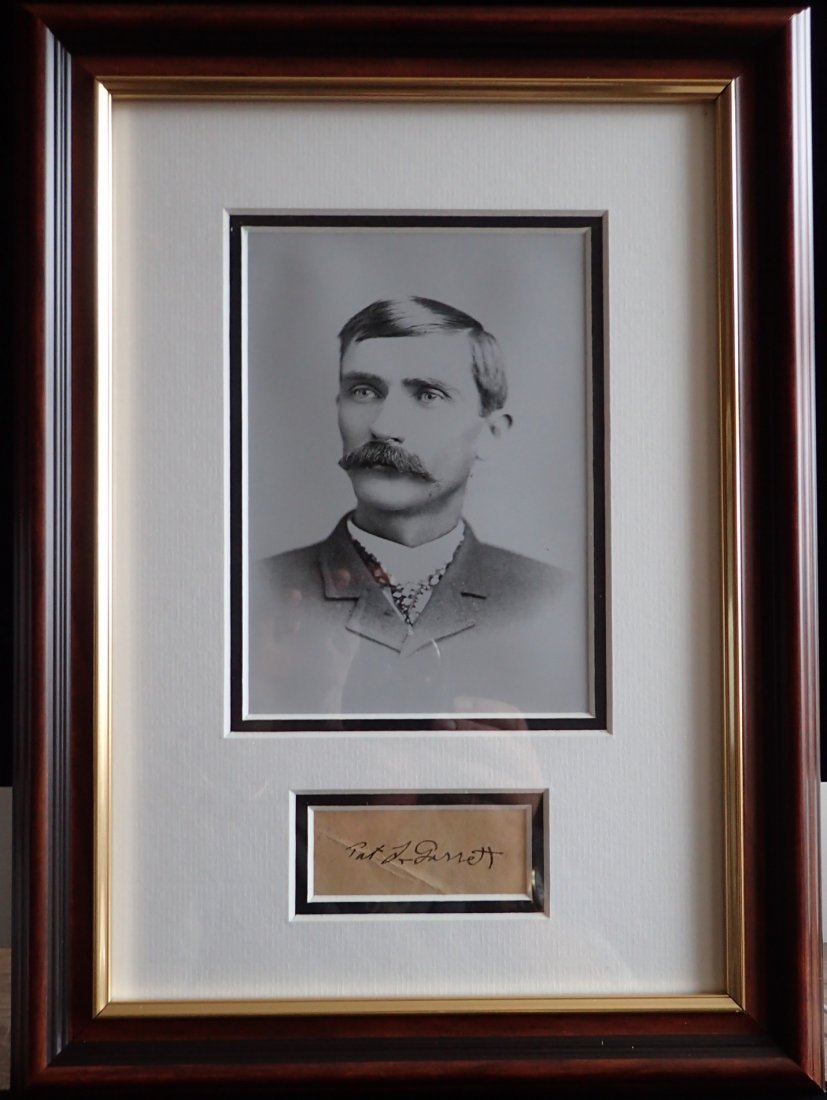 PAT GARRETT SIGNED AUTOGRAPH: BILLY THE KID. (1 of 2)