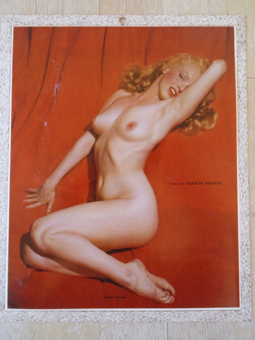 MARILYN MONROE GOLDEN DREAMS CALENDAR.: A vintage 1953 Golden Dreams Marilyn Monroe calendar.
