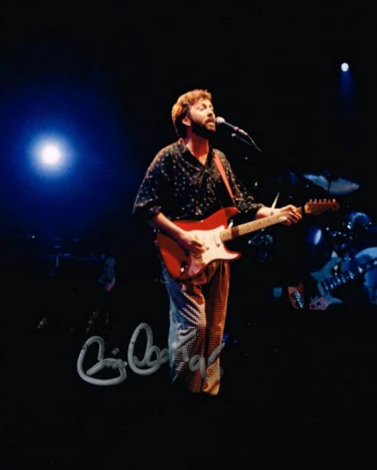 ERIC CLAPTON SIGNED. (1 of 1)