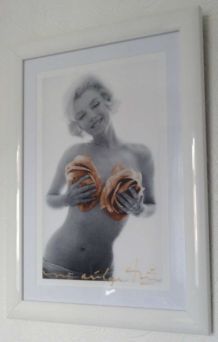 BERT STERN SIGNED: MARILYN GOLD WINK ROSES. (1 of 3)