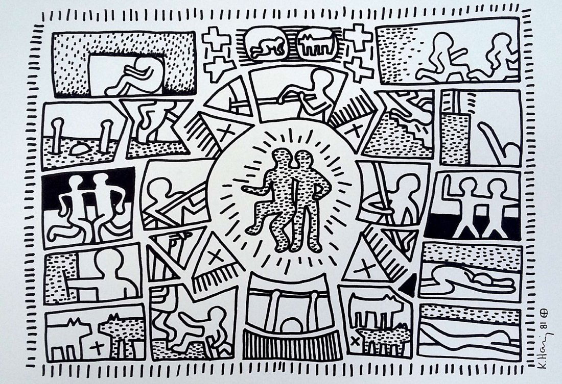 KEITH HARING: MAN OF LOVE. (1 of 2)