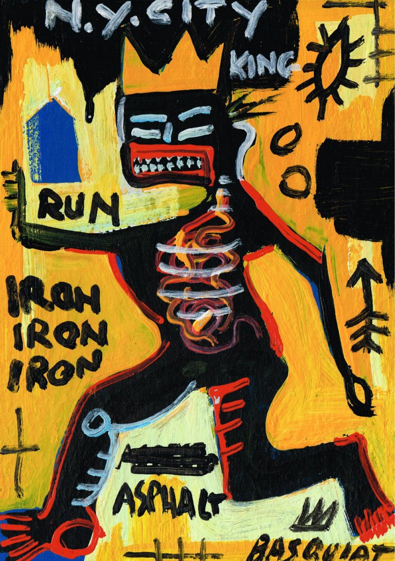 JEAN-MICHEL BASQUIAT: NEW YORK KING. (1 of 2)