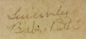 BABE RUTH SIGNED. (1 of 2)