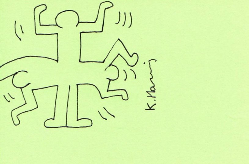 KEITH HARING: MAN WITHIN MAN. (1 of 2)