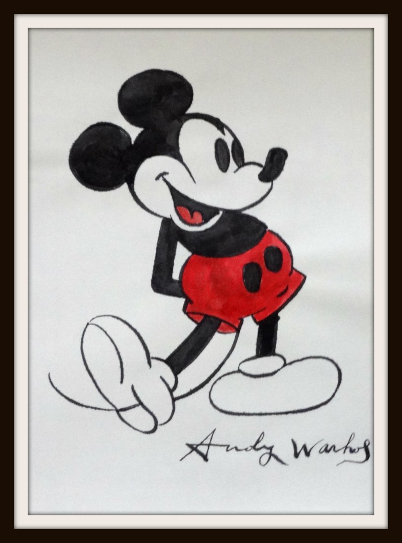 ANDY WARHOL: MICKEY MOUSE. (1 of 2)