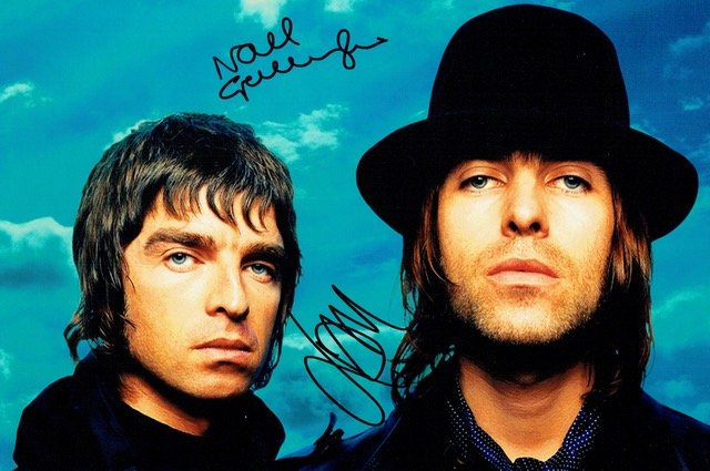GALLAGHER BROTHERS SIGNED. (1 of 2)