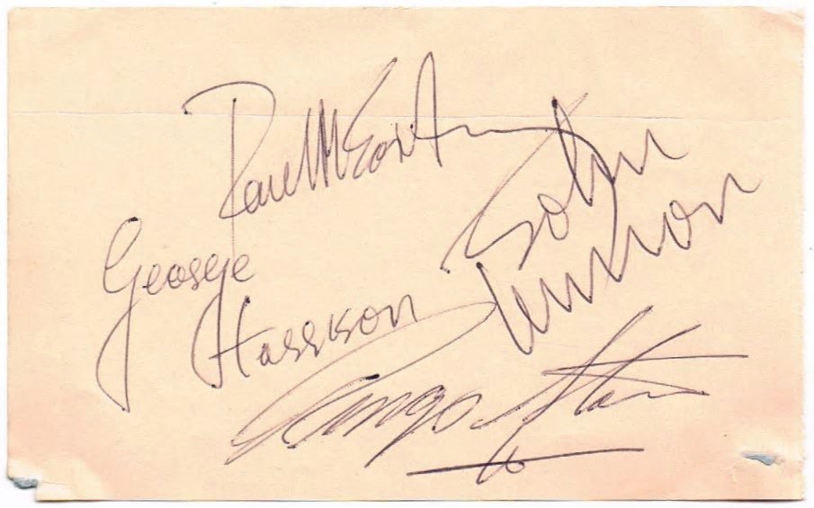 THE BEATLES SIGNED. (1 of 2)