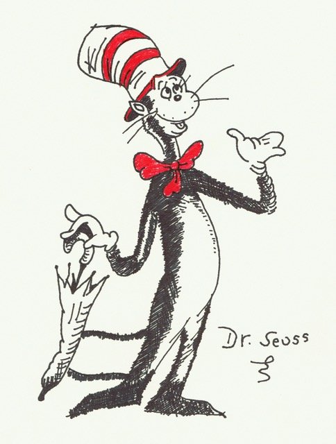 DR SEUSS DRAWING. (1 of 4)