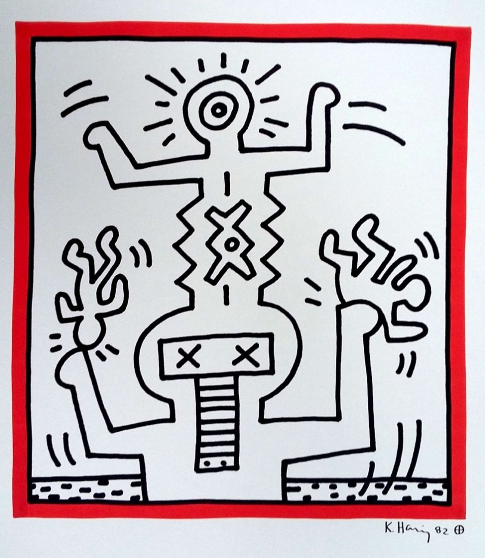 KEITH HARING: ROBOT MAN. (1 of 2)