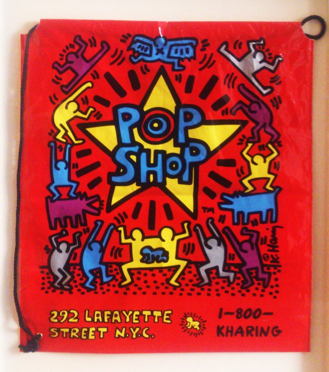 Keith Haring: Original POP SHOP Bag (1 of 1)