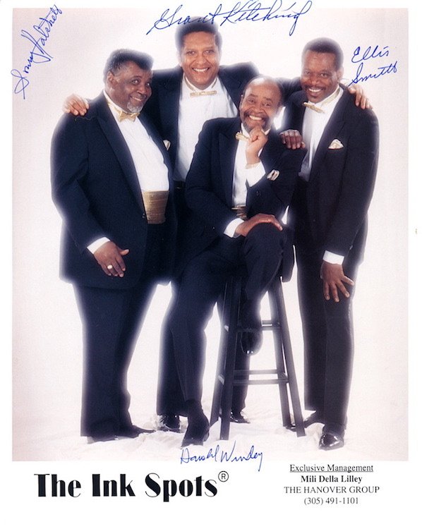 The Ink Spots Autographed Group Photograph (1 of 2)