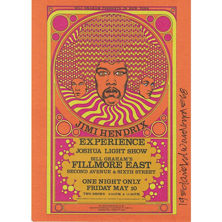 Jimi Hendrix Experience - 1968 Fillmore East - (1 of 1)