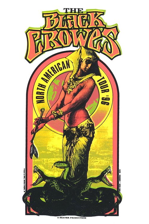 The Black Crowes - 1996 Concert Handbill (1 of 2)