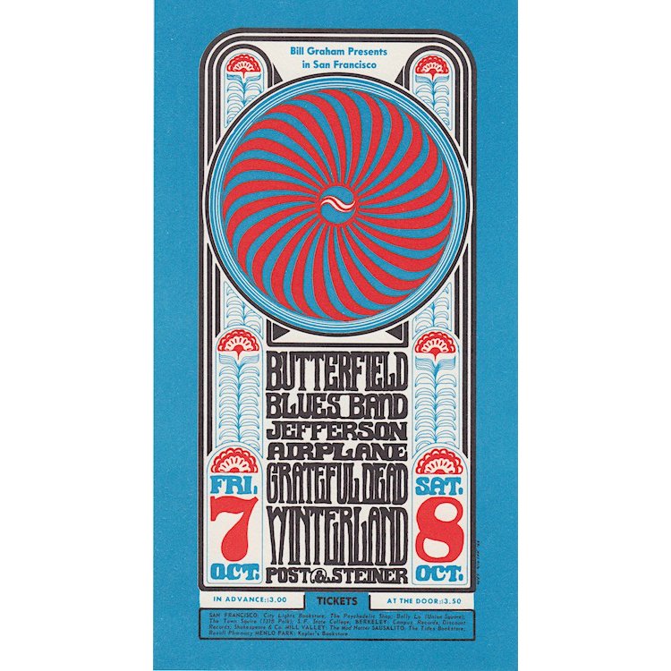 The Paul Butterfield Blues Band - 1966 Handbill (1 of 1)