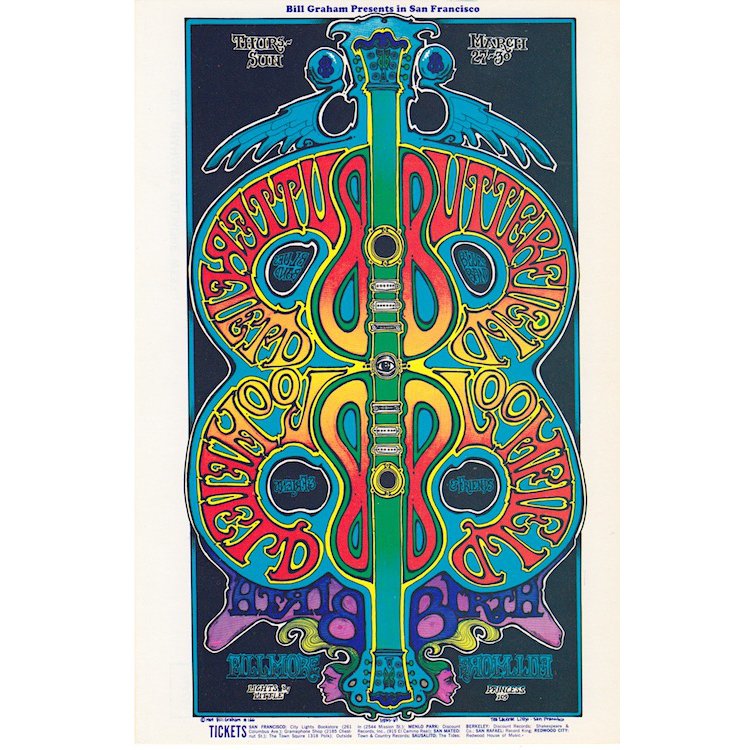 The Paul Butterfield Blues Band - 1969 Handbill (1 of 1)