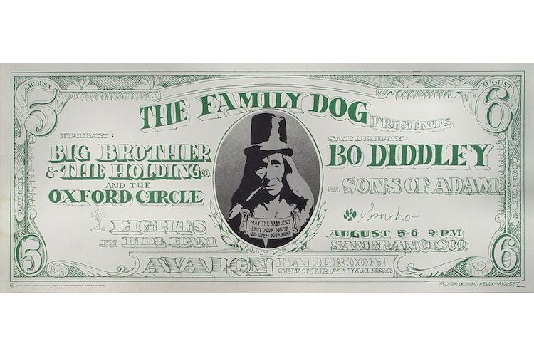 Big Brother and the Holding Company - 1966 FD Poster (1 of 1)