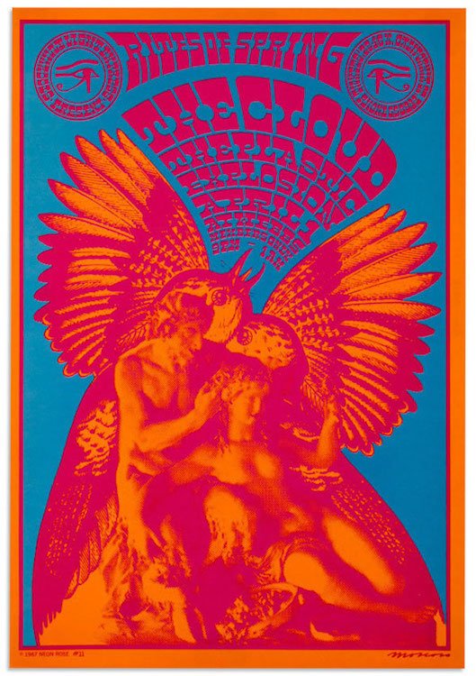 Rites of Spring - Clouds - Neon Rose 11 - 1967 Poster (1 of 1)