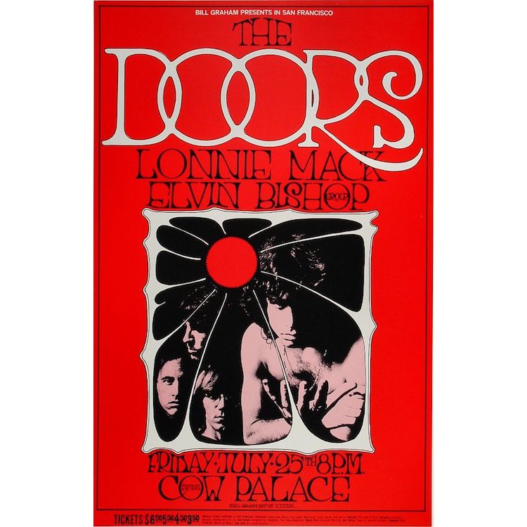 The Doors - 1969 Fillmore Concert Poster (1 of 1)