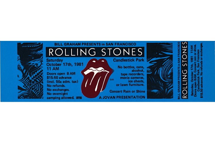 The Rolling Stones - American Tour - Concert Ticket (1 of 1)