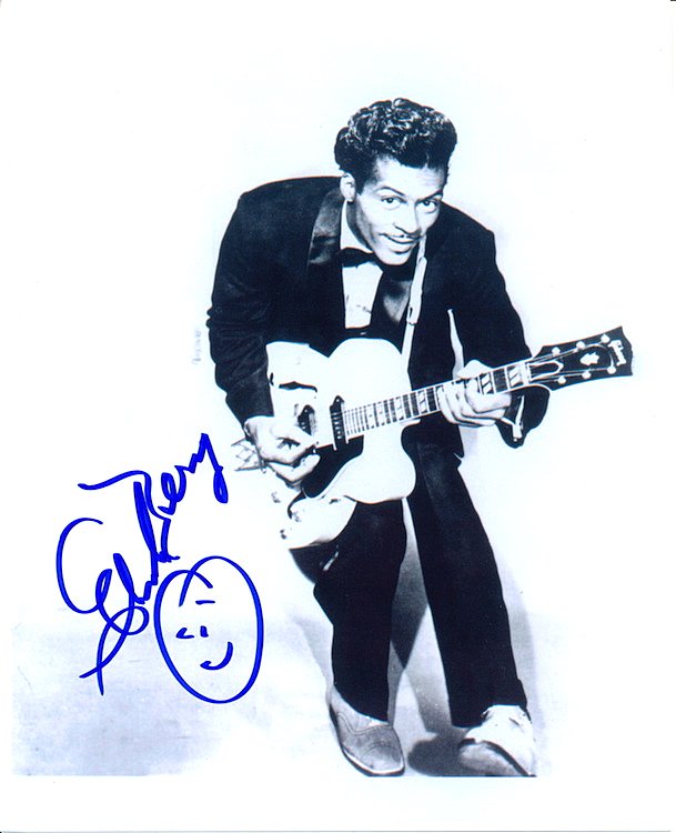 Chuck Berry Autographed Photograph (1 of 1)