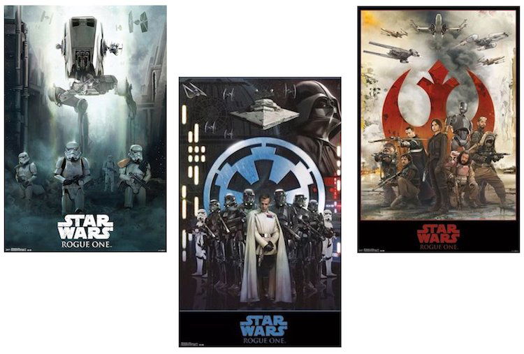 Star Wars - Rogue One - Complete Set of Movie Posters (1 of 1)