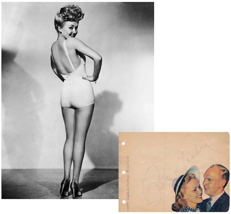 Betty Grable - Sex Symbol - 1939 Autograph (1 of 1)