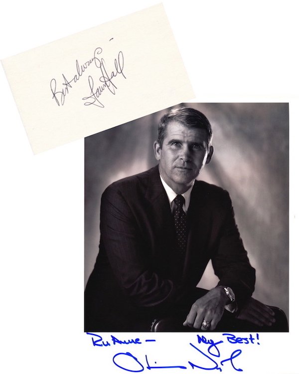 Oliver North - Fawn Hall - Autographed Group Lot (1 of 1)