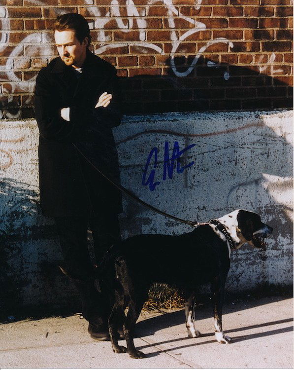 Edward Norton Autographed Photograph (1 of 1)