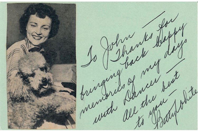 Betty White Autograph (1 of 1)