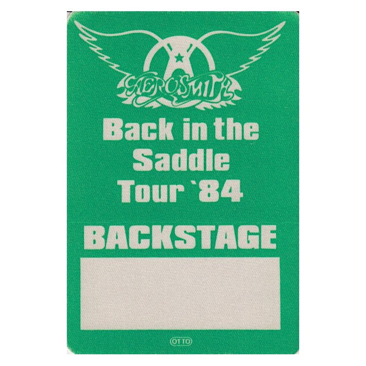 Aerosmith - Back in the Saddle Tour - 1984 Backstage (1 of 1)
