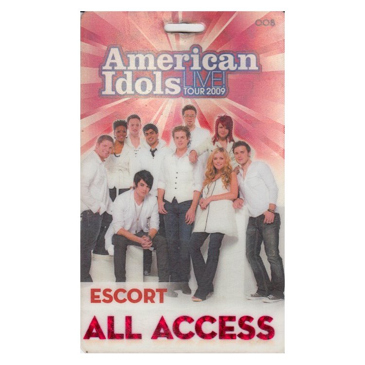 American Idols - Adam Lambert - 2009 Laminated (1 of 1)