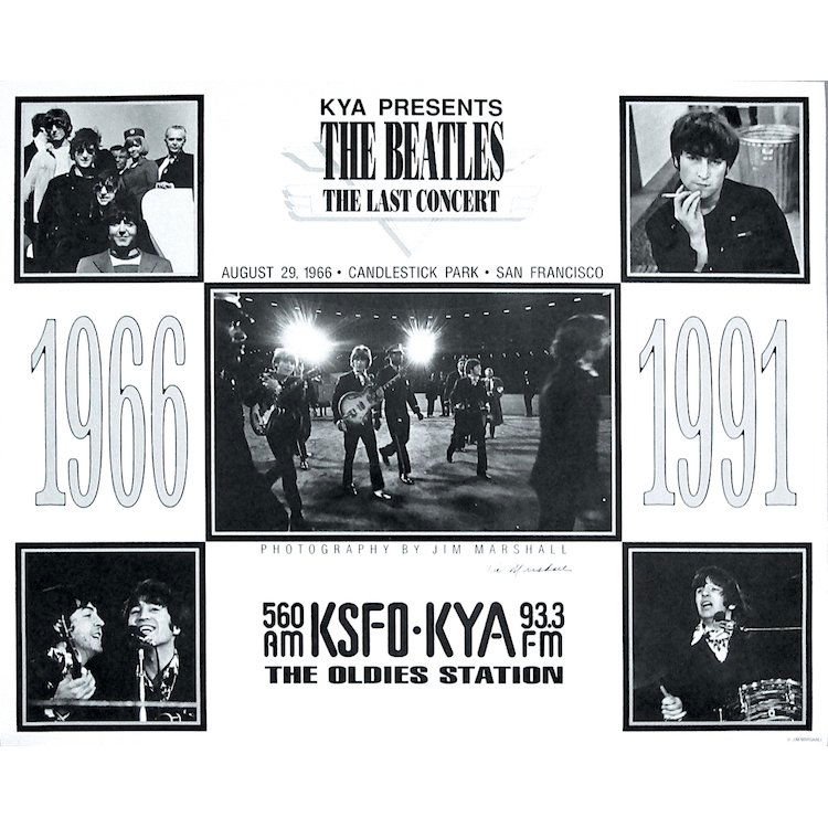 Beatles - Jim Marshall - Autographed Poster (1 of 1)