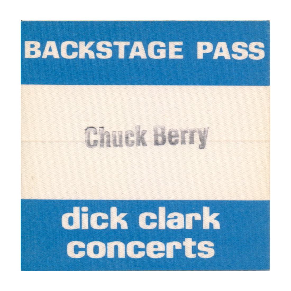 Chuck Berry - Caravan of Stars Tour - Backstage Pass (1 of 2)