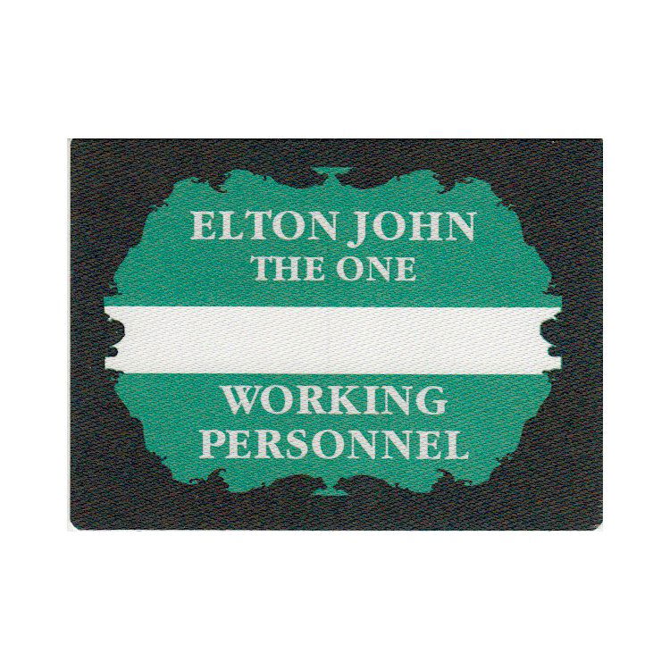 Elton John - The One Tour - 1992 Backstage Pass (1 of 1)