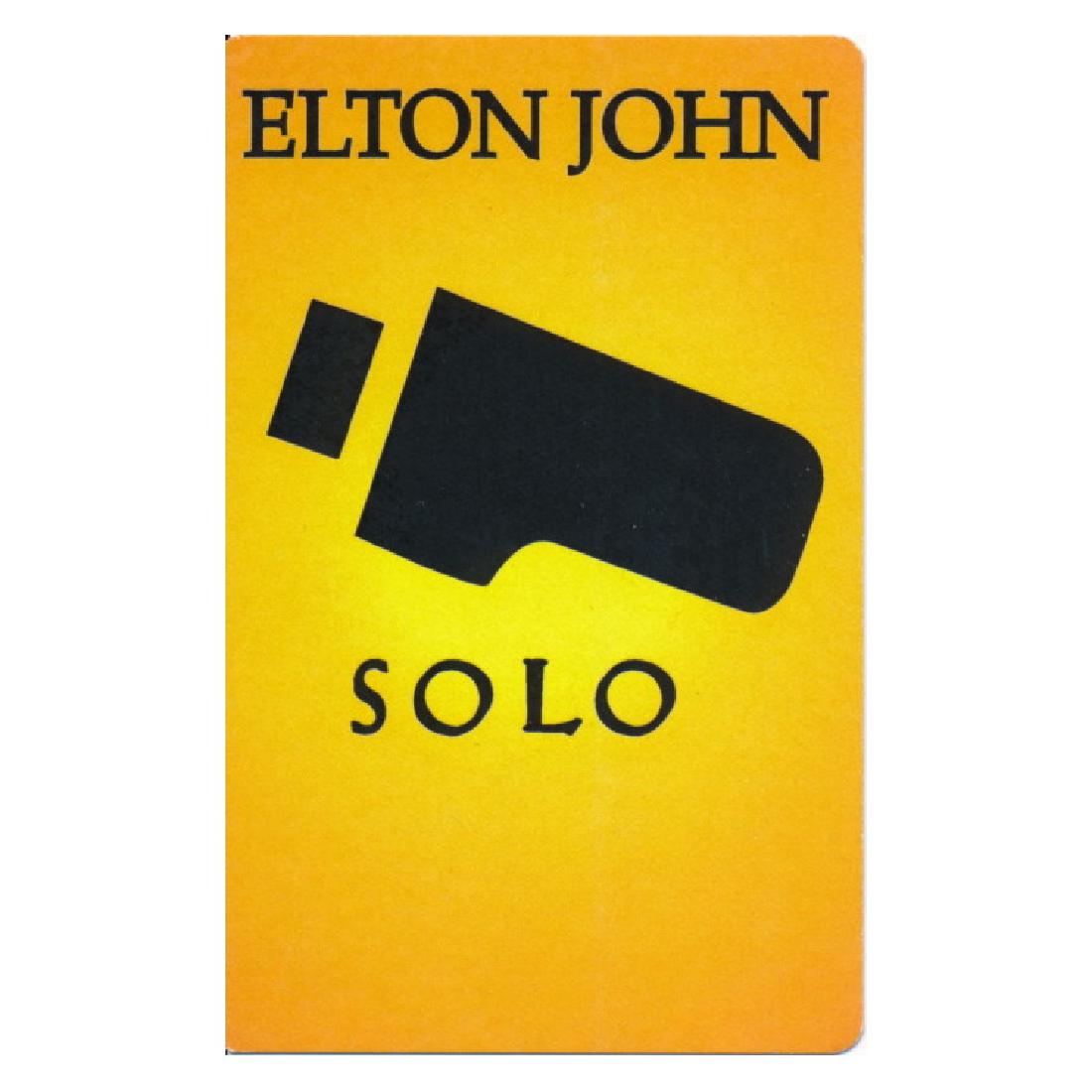 Elton John - Solo Tour - 2001 Backstage Pass (1 of 1)