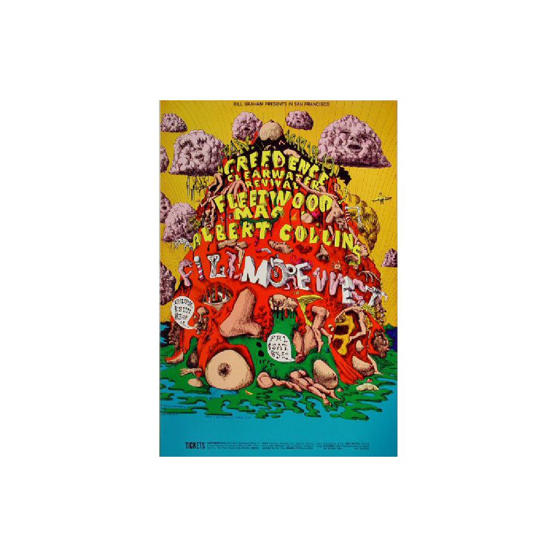 Fleetwood Mac - CCR - 1969 Concert Poster (1 of 1)