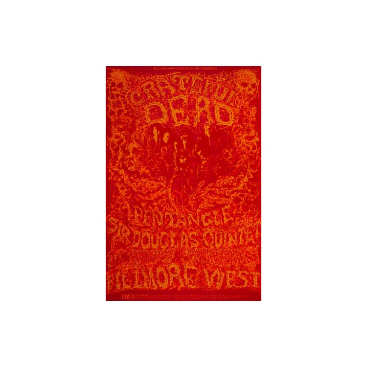 Grateful Dead - 1969 Fillmore Handbill (1 of 1)