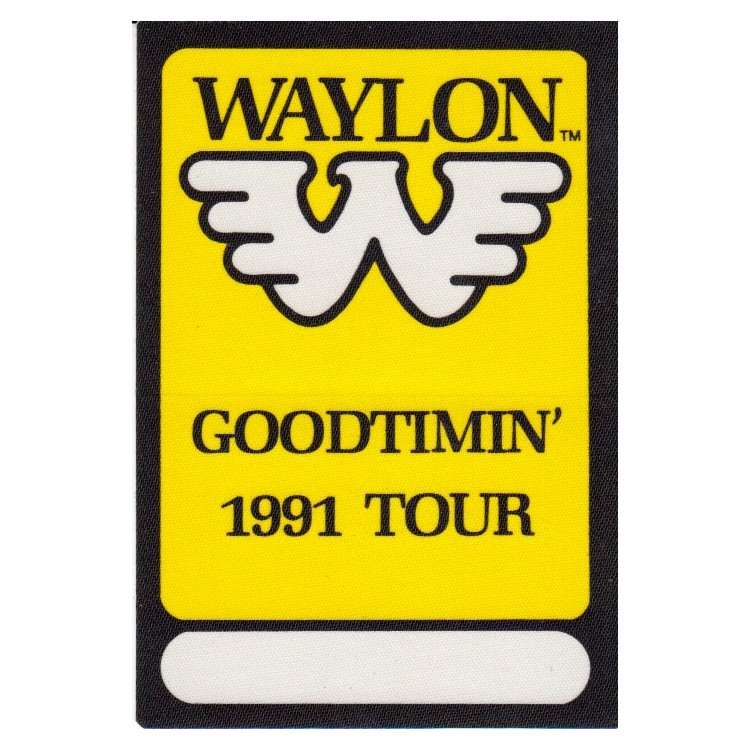 Waylon Jennings 1991 Backstage Pass (1 of 1)