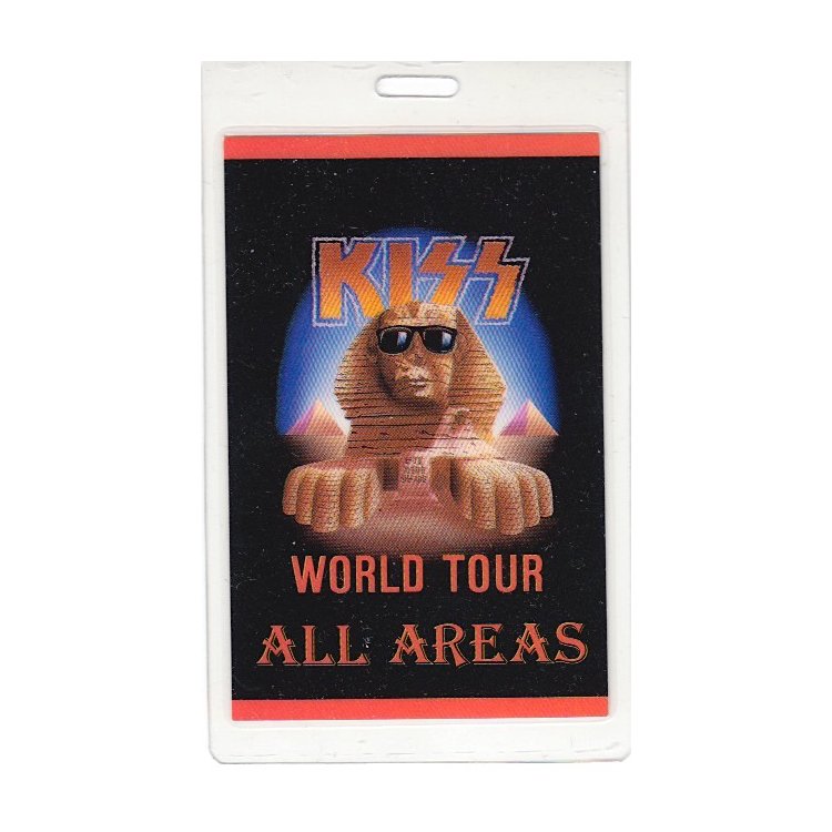 KISS - 1990 Laminated Backstage Pass (1 of 1)