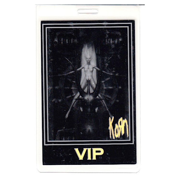Korn - 2000 Laminated Backstage Pass (1 of 2)