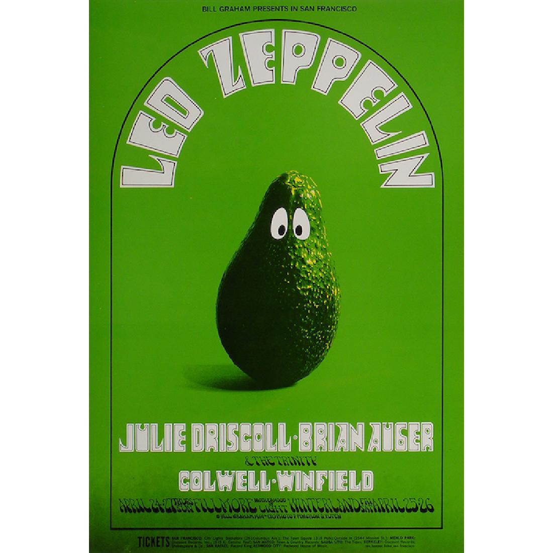 Led Zeppelin - 1969 Fillmore Concert Poster (1 of 1)