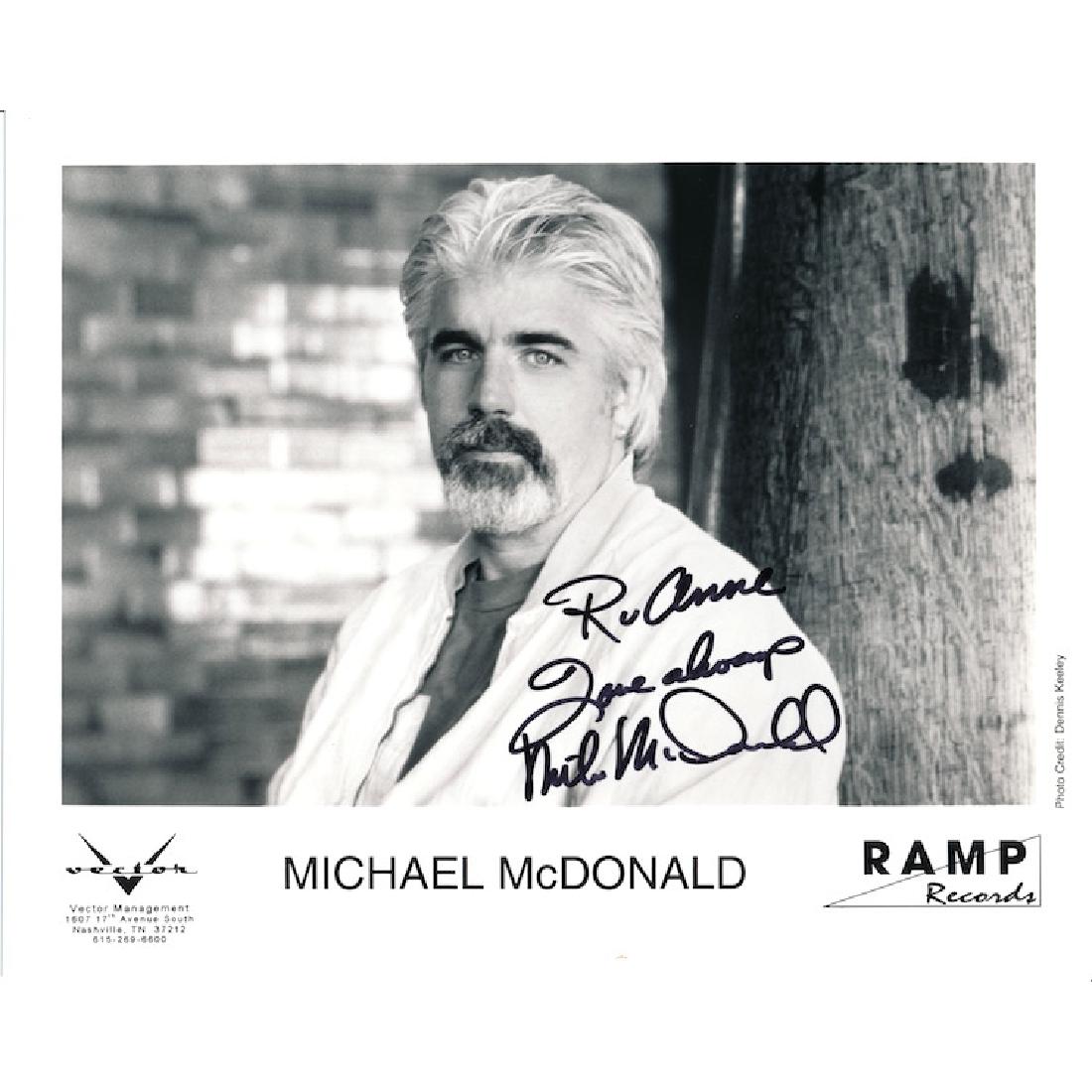 Michael McDonald Autographed Photograph (1 of 1)
