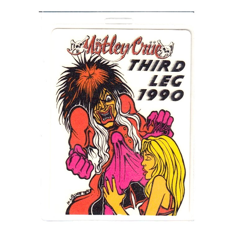 Motley Crue  - 1993 Laminated Backstage Pass (1 of 1)